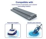 Poolvio Professional Swimming Pool Vacuum Cleaner Hose -1.5” 8 Piece Hoses for Pool Vacuum Extension/Replacement - Compatible with all Major Automatic Swimming Pool Cleaners