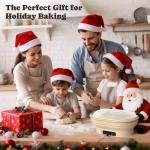 Heating Complete Sourdough Starter Kit, 2L Electric Thermostatic Silicone Oval Foldable Banneton Bread Proofing Basket with 6 Timer & Temp Settings for Dough Rising, Dishwasher Safe, Bread Making Kit