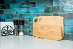 Bamboo Cutting Board Set with Oval Hole, 3 Sizes