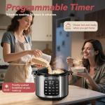 6 Qt Electric Pressure Cooker with Touchscreen