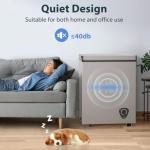 Compact 3.5 Cu.Ft. Chest Freezer with Basket