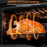 24 Inch Electric Wall Oven with Convection and Touch Control