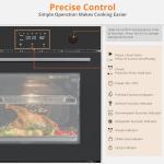 24 Inch Electric Wall Oven with Convection and Touch Control