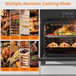24 Inch Electric Wall Oven with Convection and Touch Control