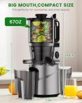 Cold Press Juicer with 5.5" Wide Chute