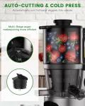 Cold Press Juicer with 5.5" Wide Chute