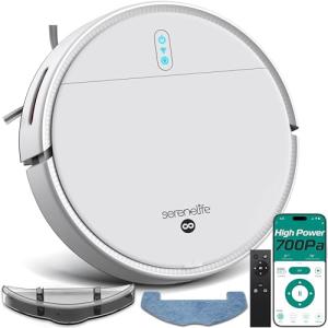 Smart Robot Vacuum and Mop Combo with App Control