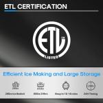 ICEPURE 15” Under Counter Ice Maker Machine