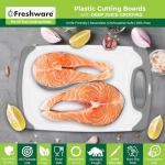 Freshware 3-Pack Cutting Boards with Juice Grooves