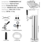 VEVOR Single Tap Kegerator Tower Kit