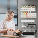 Umomi Magnetic Spice Rack - 3 Pack Storage Baskets