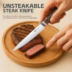 Purple Dragon Steak Knives Set of 4 - Smooth Blade