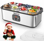 Suteck Stainless Steel Yogurt Maker with Adjustable Control