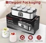 Suteck Stainless Steel Yogurt Maker with Adjustable Control