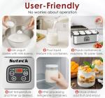 Suteck Stainless Steel Yogurt Maker with Adjustable Control