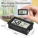 6-Pack Mini Digital Thermometer and Hygrometer Set