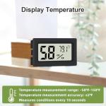 6-Pack Mini Digital Thermometer and Hygrometer Set