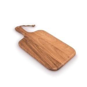 Samhita Acacia Wood Cutting Board with Grip Handle