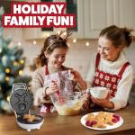 Gingerbread Man Mini Waffle Maker for Holiday Fun