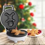 Gingerbread Man Mini Waffle Maker for Holiday Fun