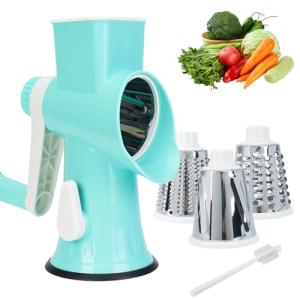 Rotary Cheese Grater with Non-Slip Suction Base