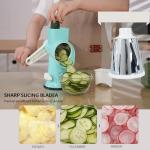 Rotary Cheese Grater with Non-Slip Suction Base