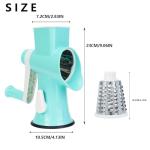 Rotary Cheese Grater with Non-Slip Suction Base