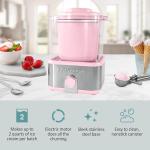 Nostalgia Electric Ice Cream Maker - 2-Qt Pink