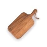 Samhita Acacia Wood Cutting Board with Grip Handle