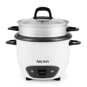 Aroma 6-Cup Rice Cooker and Food Steamer
