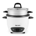 Aroma 6-Cup Rice Cooker and Food Steamer