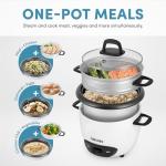 Aroma 6-Cup Rice Cooker and Food Steamer
