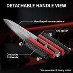 Japanese Chef Knife - 8 Inch Hand Forged AUS-10