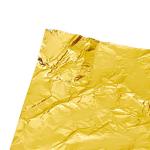 Gold Foil Sheets for Candy Wrappers - 100 Pack