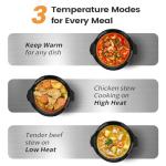 KOOC 2 Quart Slow Cooker with Free Liners