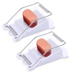 2 Pack Stainless Steel Food Slicers for Easy Cutting