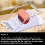 2 Pack Stainless Steel Food Slicers for Easy Cutting