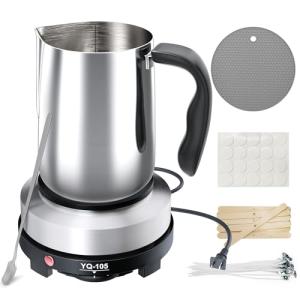 CasaCulina Complete Candle Making Kit with Hot Plate