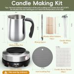 CasaCulina Complete Candle Making Kit with Hot Plate
