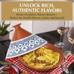 Kamsah 12" Moroccan Tagine Pot - Non-Stick