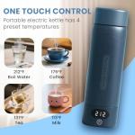 Portable Mini Electric Kettle with Temperature Control