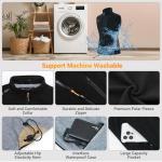 Men's Rechargeable Heated Fleece Vest with Battery