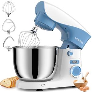 POWWA 6.5 QT Electric Stand Mixer with Attachments