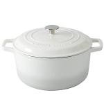 Enameled Cast Iron Dutch Oven Pot, 6 Quart