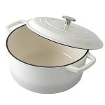 Enameled Cast Iron Dutch Oven Pot, 6 Quart