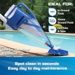 Cordless Pool Vacuum - Rechargeable Handheld Cleaner