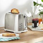 Amazon Basics Cool Touch 2-Slice Stainless Steel Toaster