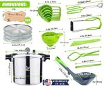 23 Qt Pressure Canner with Canning Starter Kit
