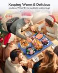 Laudlife Electric Food Warming Mat with Adjustable Heat