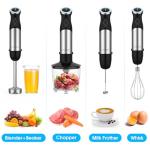 KOIOS 1000W 12-Speed Immersion Blender Set